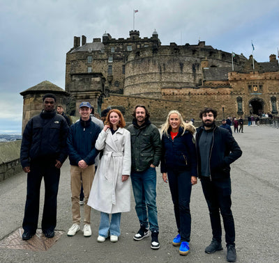 Behind the scenes in Edinburgh!