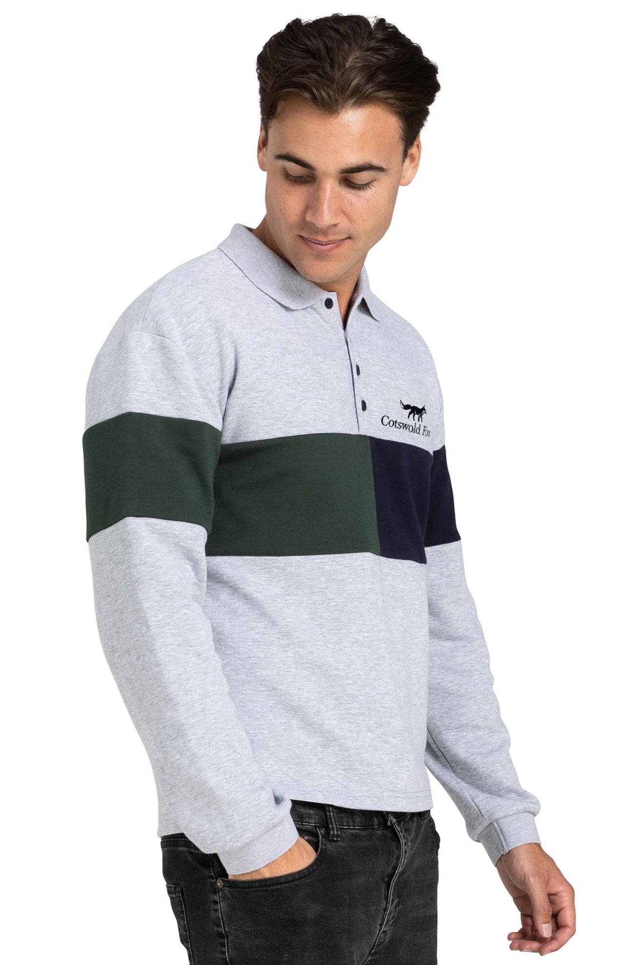 Moreton Rugby Shirt | Grey