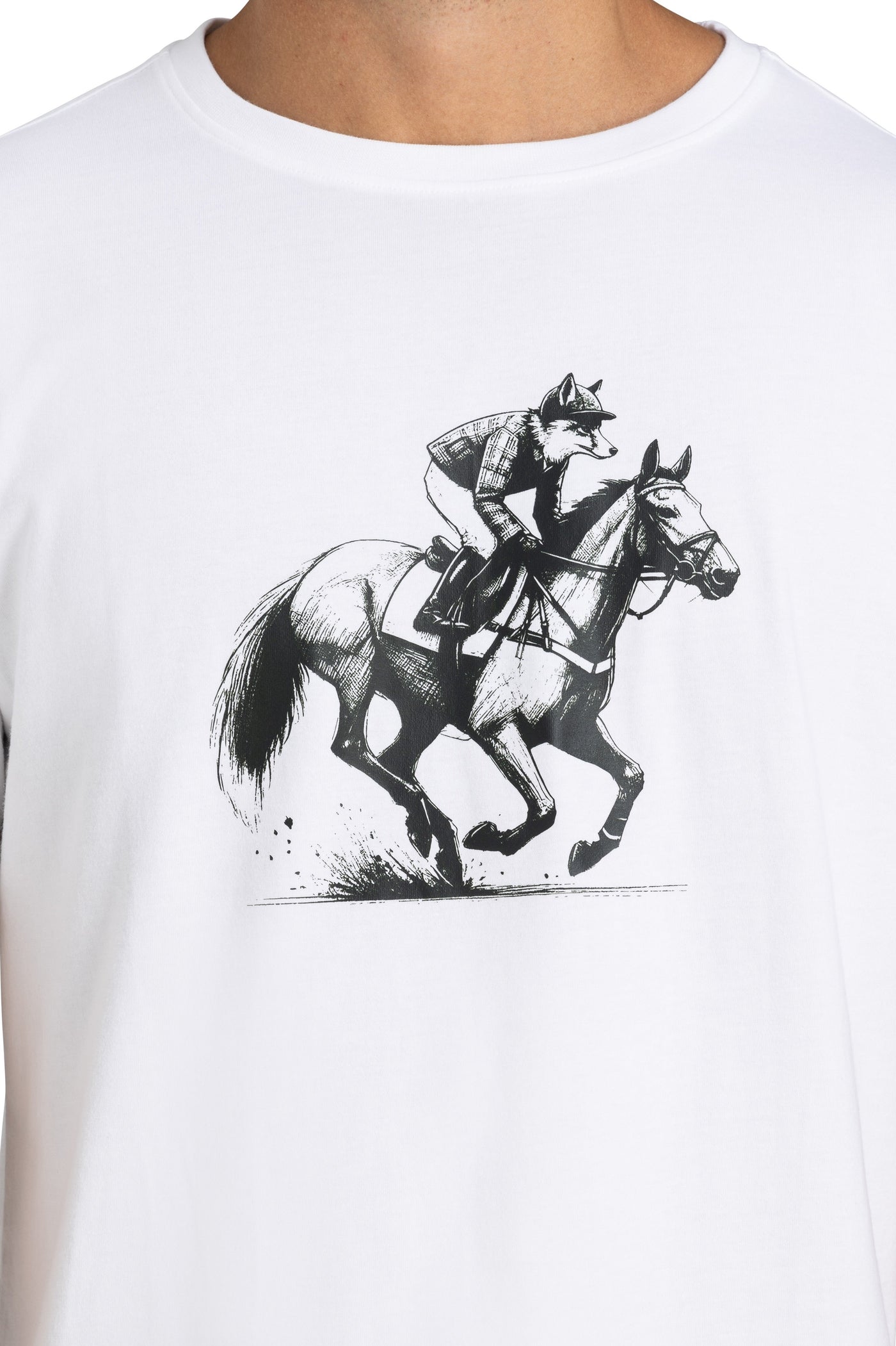 CF Sport Tee - Horse | White