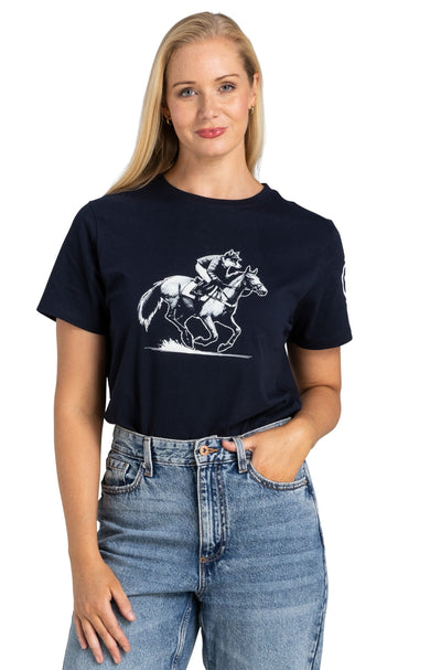 CF Sport Tee - Horse | Navy