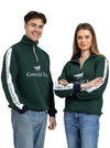 racing green quarter zip men's and women's fleece jumper