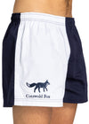 Unisex Harlequin Shorts | White & Navy