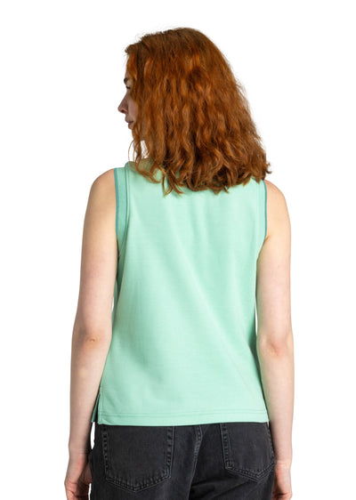 Sleeveless Polo Shirt | Mint