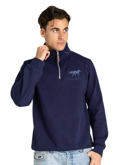 Tetbury Unisex Quarter Zip | Navy