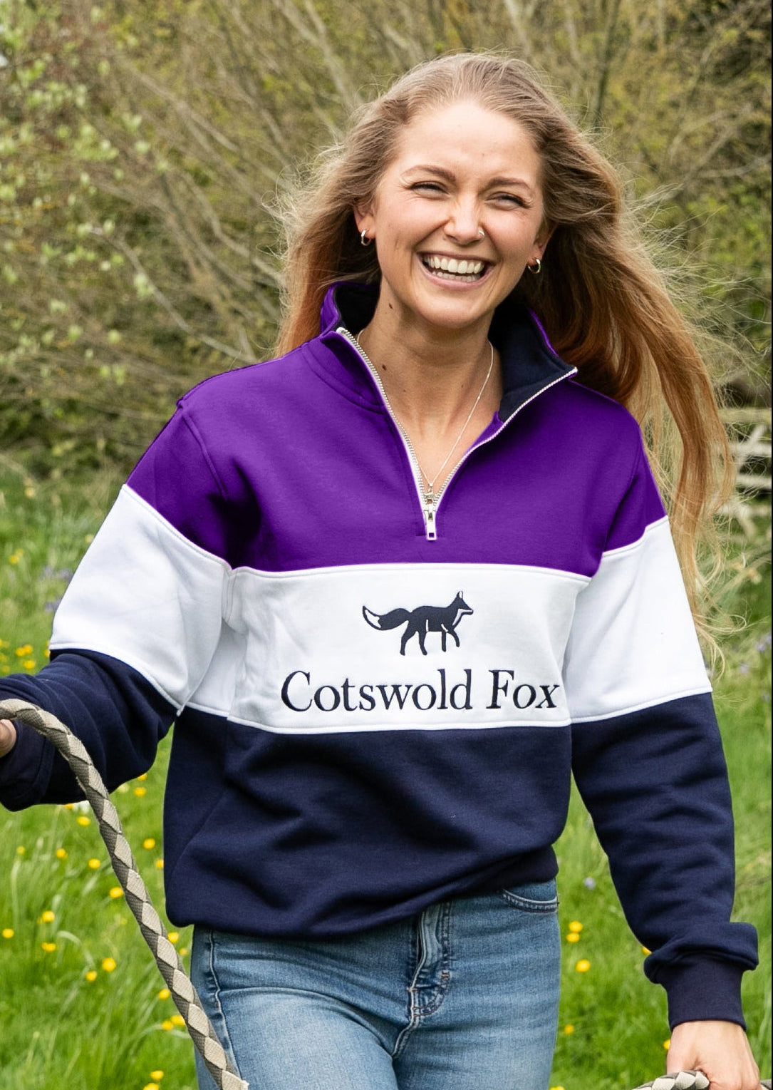 Cirencester Unisex Quarter Zip | Plum