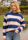 Bourton Stripe Jumper | Pink & Blue