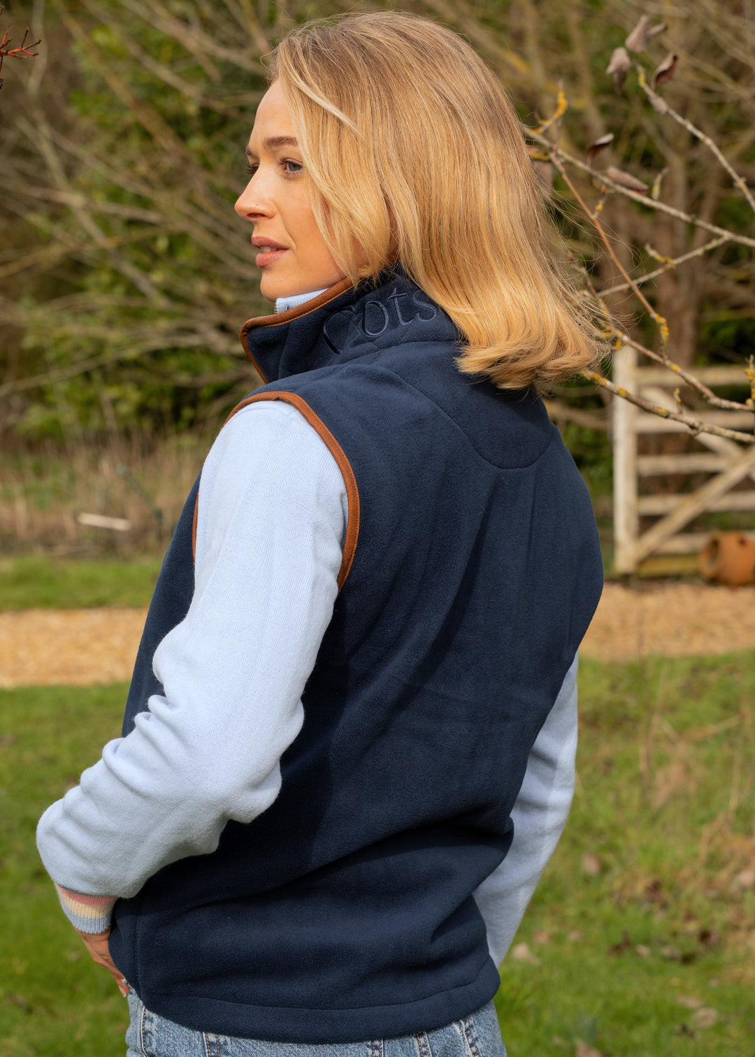 トップス PROFESSIONAL FLEECE VEST (NAVY) XXL Unisex Fleece Gilet | Navy | Cotswold Fox – Cotswold Fox Clothing