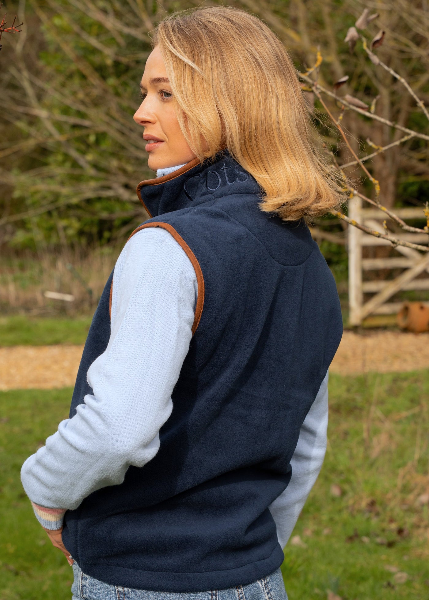Unisex Fleece Gilet | Navy | Cotswold Fox – Cotswold Fox Clothing