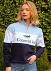Cirencester Quarter Zip | Cornflower Blue