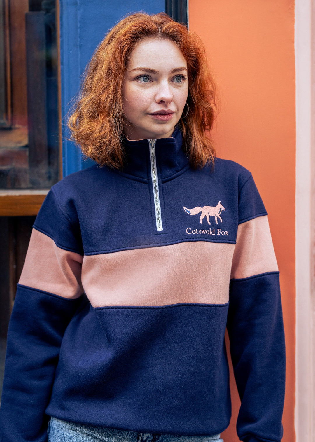 Burford Quarter Zip | Pink & Navy | Cotswold Fox – Cotswold Fox Burford Quarter Zip | Pink & Navy | Cotswold Fox – Cotswold Fox