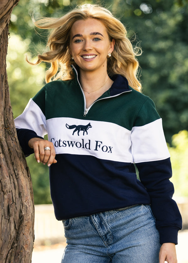 Cirencester Quarter Zip | Green