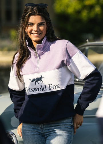 Cirencester Quarter Zip | Lilac