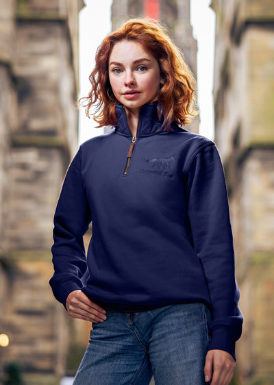 Tetbury Unisex Quarter Zip | Navy