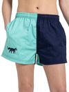 Unisex Harlequin Shorts - Mint and Navy